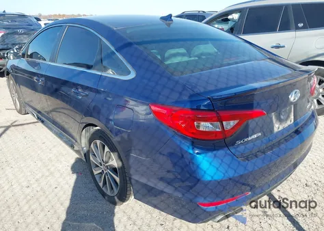 2017 Hyundai Sonata Sport из США, поврежденный, VIN 5NPE34AF3HH441546
